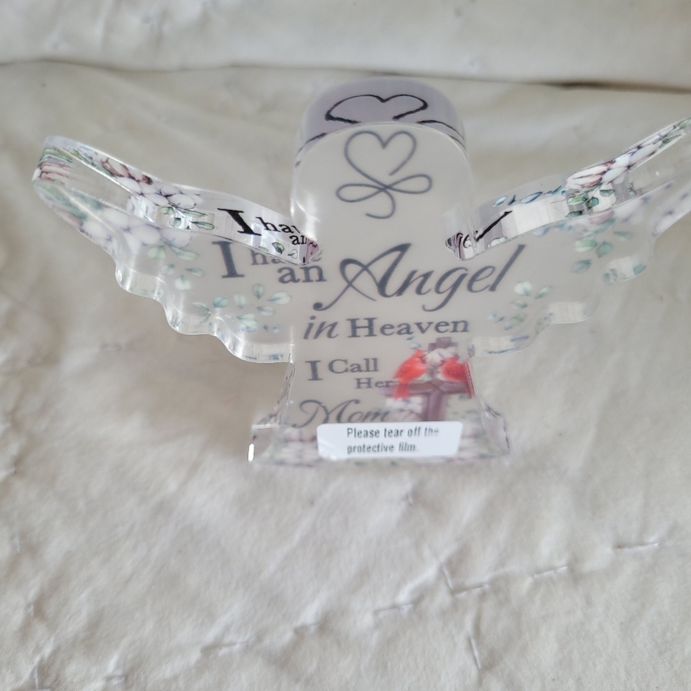 "I Have An Angel In Heavan, I Call Her Mom" Plaque - Picture 4 of 4